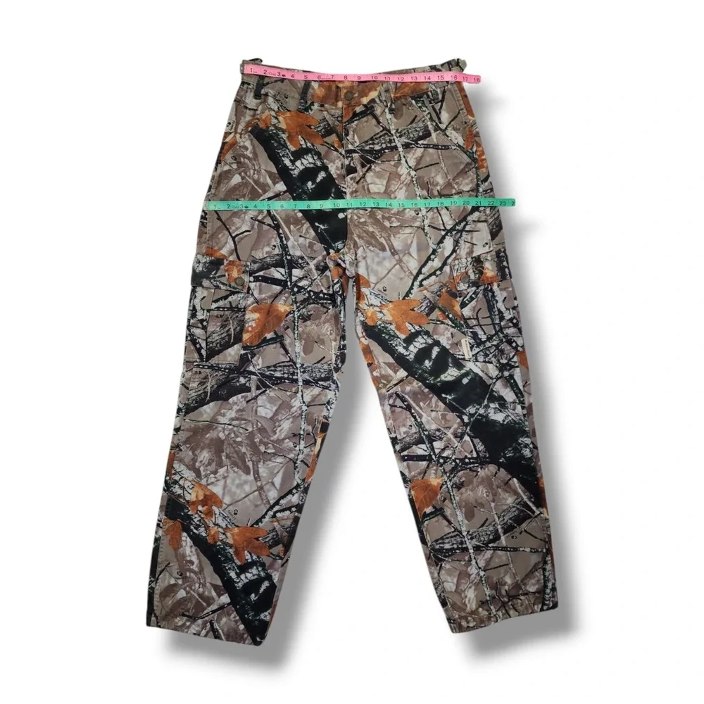 Outfitters Ridge Flannel Camo Cargo Pants Men's Medium‎ 32 x 31 Fusion 3-D